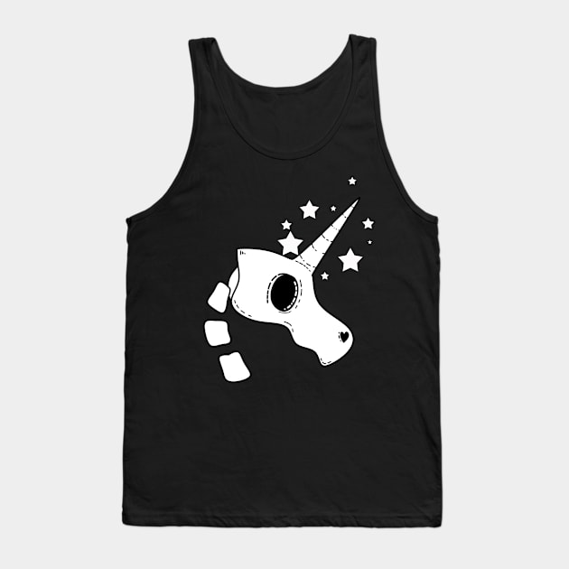 Unicorn Skull Tank Top by ThatDistantShore